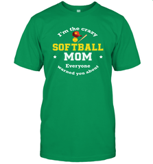 Crazy Softball Mom Men's T-Shirt Men's T-Shirt - belovedtshirt