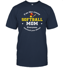 Crazy Softball Mom Men's T-Shirt Men's T-Shirt - belovedtshirt