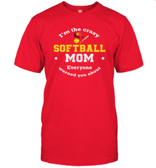Crazy Softball Mom Men's T-Shirt Men's T-Shirt - belovedtshirt