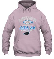 Sundays Are For Jesus and Carolina Funny Christian Football Hooded Sweatshirt Hooded Sweatshirt - belovedtshirt