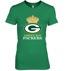 NFL Green Bay Packers Logo Champion Crown Women's Premium T-Shirt Women's Premium T-Shirt - belovedtshirt