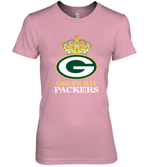 NFL Green Bay Packers Logo Champion Crown Women's Premium T-Shirt Women's Premium T-Shirt - belovedtshirt