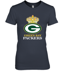NFL Green Bay Packers Logo Champion Crown Women's Premium T-Shirt Women's Premium T-Shirt - belovedtshirt