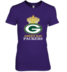 NFL Green Bay Packers Logo Champion Crown Women's Premium T-Shirt Women's Premium T-Shirt - belovedtshirt