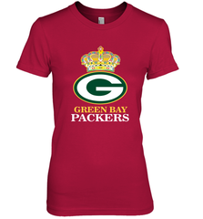 NFL Green Bay Packers Logo Champion Crown Women's Premium T-Shirt Women's Premium T-Shirt - belovedtshirt